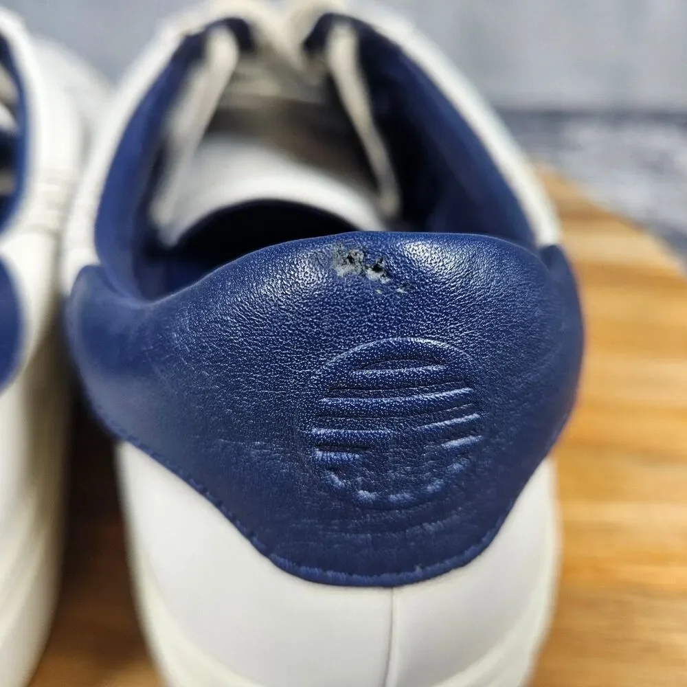 Tory Burch Howell Court Womens Size 9.5 M White Leather Athletic Sneakers Shoes